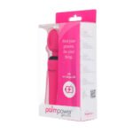 PalmPower Groove Rechargeable Silicone Mini Wand Massager – Fuchsia - Image 2