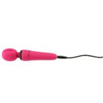 PalmPower Groove Rechargeable Silicone Mini Wand Massager – Fuchsia - Image 8