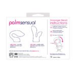 PalmPower PalmSensual Attachments 2-Piece Silicone Massager Heads Blue - Image 7