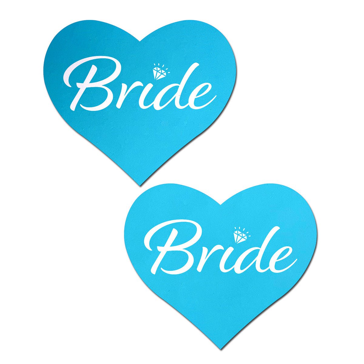 pastease-bride-blue-heart-pasties Pastease Bride Blue Heart Pasties - Image 1