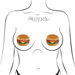 Pastease Burger: Delicious Cheeseburger Nipple Pasties - Image 3