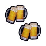 Pastease Clinking Beer Mug Nipple Pasties – Tan - Image 2
