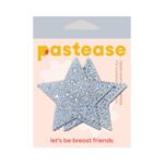 Pastease Crystal Sparkling Star Nipple Pasties Silver - Image 4