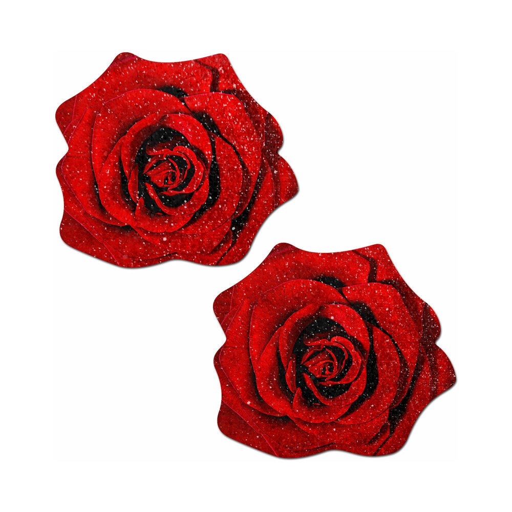 pastease-glitter-blooming-rose-pasties-red Pastease Glitter Blooming Rose Pasties Red - Image 1
