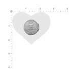 Pastease Love: Liquid Rose Gold Heart Nipple Pasties - Image 4
