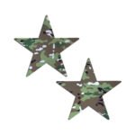 Pastease Nautical Star Military Multi-Cam Camouflage Nipple Pasties - Image 2