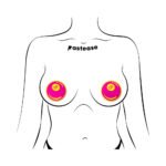 Pastease Neon Pink & Yellow 8-Ball Breast Pasties - Image 2