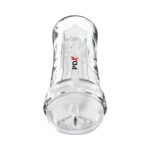 PDX Extreme Wet Pussies Super Luscious Lips Self-Lubricating Stroker – Clear - Image 2