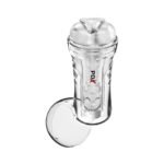 PDX Extreme Wet Pussies Super Luscious Lips Self-Lubricating Stroker – Clear - Image 3