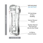 PDX Extreme Wet Pussies Super Luscious Lips Self-Lubricating Stroker – Clear - Image 6