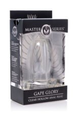 Peephole Clear Hollow Anal Plug - Large - Image 2