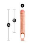 Performance Plus - 11.5 Inch Silicone Cock Sheath Penis Extender - Vanilla - Image 3