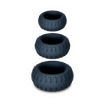 Performance Plus Drift Black Cock Ring Set – 3 Graduated Sizes, Platinum-Cured Silicone - Image 4