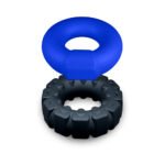 Performance Plus Engage 2-Piece Cock Ring Set – Smooth and Textured, Assorted Colors - Image 3