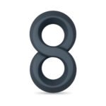 Performance Plus Launch Black Dual-Strap Cock Ring – Platinum-Cured Silicone - Image 5