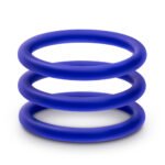 Performance - Vs1 Pure Premium Silicone Cockrings - Medium - Indigo - Image 5
