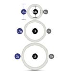 Performance - Vs4 Pure Premium Silicone Cockring Set - White - Image 7