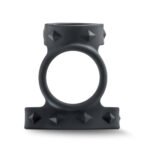 Performance - Vs8 - Silicone Double Cock & Ball Strap - Black - Image 2