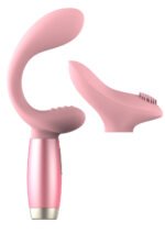 Perks Ex-3 Dual Vibrator and Clitoral Stimulator - Pink - Image 4