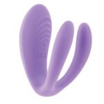 Petite Tickler Rechargeable Triple-Motor Vibrator with Remote – Lilac - Image 10