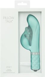 Pillow Talk Kinky Dual-Motor Vibrator – Teal - Image 3