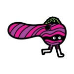 Pin Running Bowl Soft Enamel Lapel Pin – Purple - Image 2