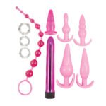 Pink Elite Collection Anal Play Kit Pink - Image 2