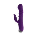 Playboy Bunny Punch Rechargeable Silicone Rabbit Vibrator Purple - Image 2