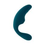 Playboy Charmer Deep Teal Rechargeable Dual Vibrator with Clitoral Suction - Image 2