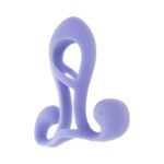 Playboy Fantasy Cage Rechargeable Vibrating Cock Cage – Purple Silicone - Image 4