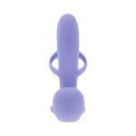 Playboy Fantasy Cage Rechargeable Vibrating Cock Cage – Purple Silicone - Image 7