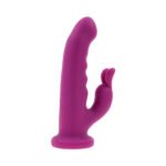 Playboy Fluffle Rechargeable Vibrating Dual Stimulator Silicone Purple - Image 4