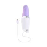 Playboy Getaway Rechargeable Vibrating Lipstick Vibrator – White/Opal - Image 8