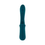 Playboy Harmony Deep Teal Rechargeable Dual-Motor Vibrator with G-Spot Tapping - Image 2