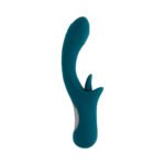 Playboy Harmony Deep Teal Rechargeable Dual-Motor Vibrator with G-Spot Tapping - Image 3
