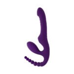 Playboy Hug It Out Acai Rechargeable Inflatable Wearable Vibrator with G-Spot Motion and Anal Tail – Purple - Image 2