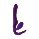 Playboy Hug It Out Acai Rechargeable Inflatable Wearable Vibrator with G-Spot Motion and Anal Tail – Purple - Image 3