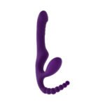 Playboy Hug It Out Acai Rechargeable Inflatable Wearable Vibrator with G-Spot Motion and Anal Tail – Purple - Image 4