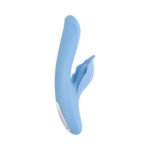 Playboy In Bloom Sky Dual Vibrator with G-Spot Thrusting, Tapping, and Heating – Blue - Image 3