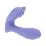 Playboy Lilac Fantasy Rechargeable Dual Vibrator – Light Purple - Image 8