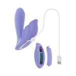 Playboy Lilac Fantasy Rechargeable Dual Vibrator – Light Purple - Image 10