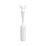 Playboy Lucky Charm White Dual-Ended Vibrator – Rechargeable - Image 3