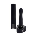 Playboy Pleasure Zone 2AM Rechargeable Vibrating and Thrusting Vibrator – Black - Image 3