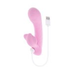 Playboy Rabbit Party Petal Dual Vibrator – Light Pink - Image 9