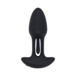 Playboy Rim Shot 2 AM Vibrating Anal Plug with Flicking Flapper – Black - Image 2