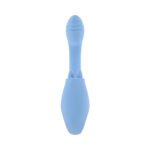 Playboy Sapphire Sky Dual-Motor Vibrator with G-Spot Shaft and Clitoral Stimulator – Blue - Image 5