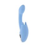 Playboy Sapphire Sky Dual-Motor Vibrator with G-Spot Shaft and Clitoral Stimulator – Blue - Image 7