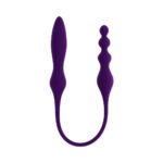 Playboy This & That Dual-Ended Vibrator and Plug – Purple - Image 2