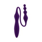 Playboy This & That Dual-Ended Vibrator and Plug – Purple - Image 5