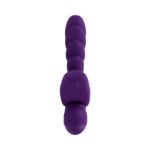 Playboy Twisted Playground Rechargeable Triple Stimulator Vibrator – Purple - Image 3